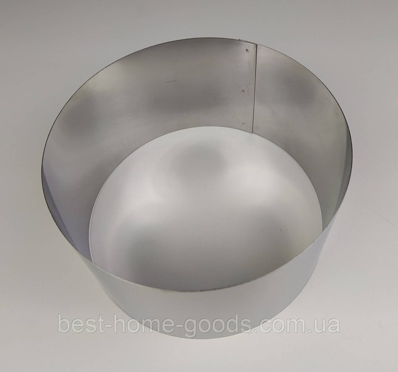 Кондитерская форма для выпечки круг нержавеющая сталь Ø 14 см, h - 10 см. - фото 2 - id-p1394384637