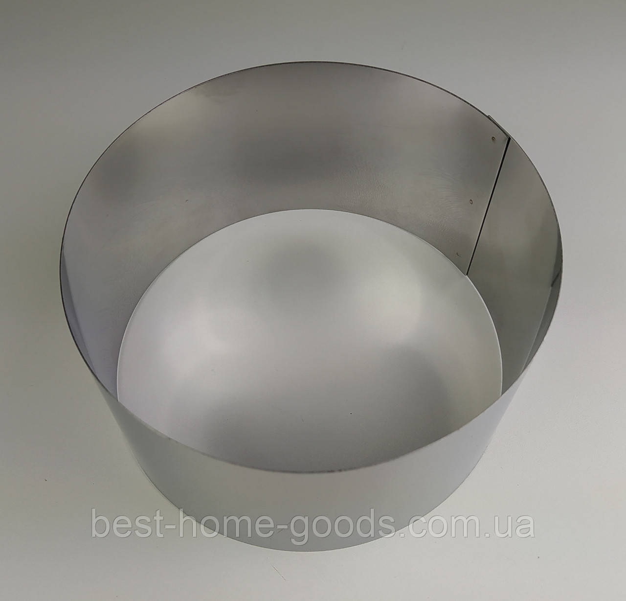 Кондитерская форма для выпечки круг нержавеющая сталь Ø 14 см, h - 10 см. - фото 3 - id-p1394384637