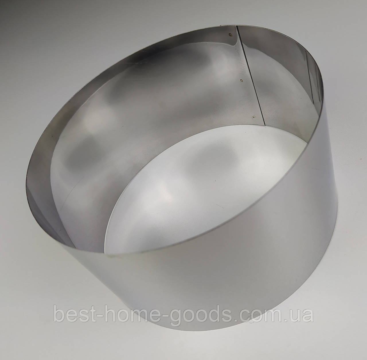Кондитерская форма для выпечки круг нержавеющая сталь Ø 14 см, h - 10 см. - фото 5 - id-p1394384637