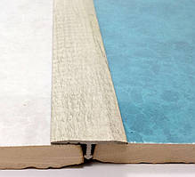 Т-подібний поріжок для плитки АТ-26. Ширина 26 мм. L-2,7 м. Дуб сірий (краш)