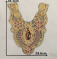 Аппликация воротник пришивная в египетском стиле