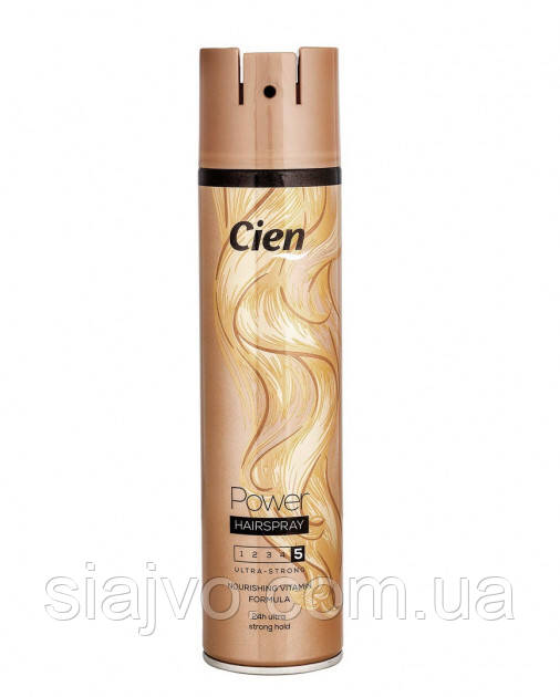Лак для волосся сильна фіксація Cien, 400 ml (Німеччина)