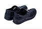 Чоловічі шкіряні літні туфлі Matador black чорні, фото 5