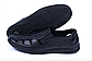 Чоловічі шкіряні літні туфлі Matador black чорні, фото 2