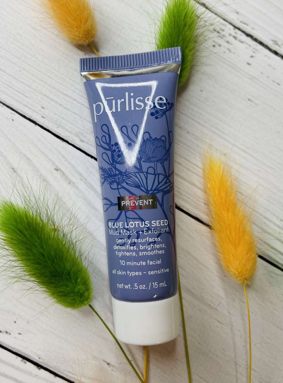 Очисна маска для шкіри обличчя PURLISSE Blue Lotus