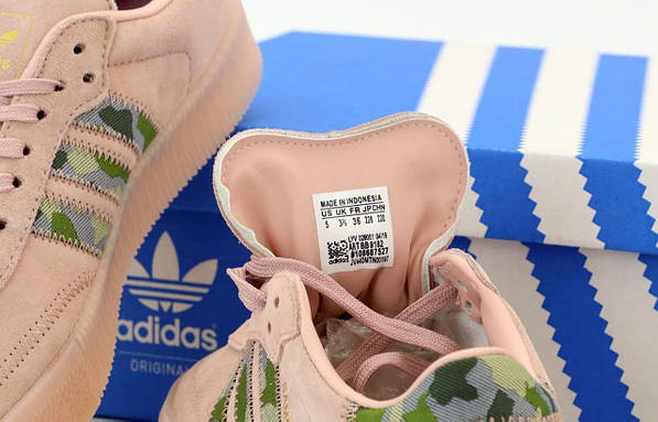 Adidas Sambarose Pink Camo EE4679 High Top Store 557111398