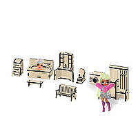 Набір меблів ванна з передпокою «LOLDream's» для ляльок ЛОЛ CoolDream(PR122120)