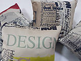 Комплект декоративних подушок Firanka Design and Berlin 32х32см 4шт різнокольорові (п_0186), фото 5