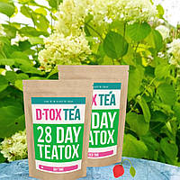 Чай для зниження ваги і схуднення D-tox tea, курс на 28 днів