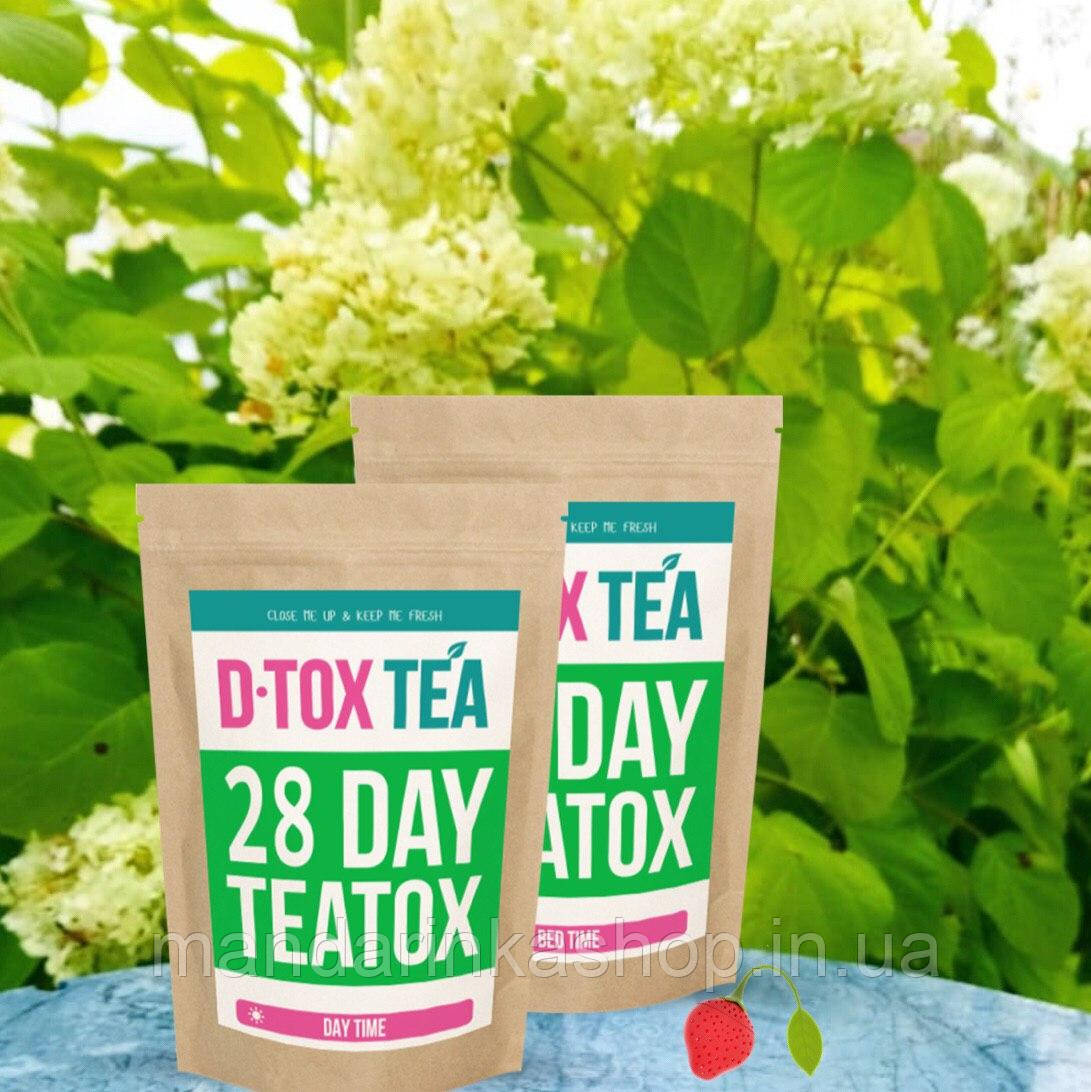 Чай для Снижения Веса Чай для Похудения D-tox Tea, Курс на 28 Дней ...