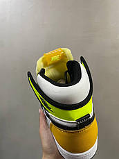 Чоловічі кросівки Air Jordan 1 Retro White Yellow ALL05899, фото 6