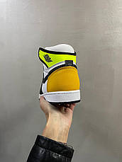 Чоловічі кросівки Air Jordan 1 Retro White Yellow ALL05899, фото 5
