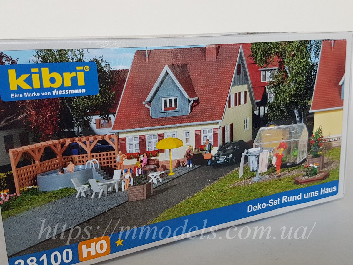 Vollmer 38100 Декор-набір — Терраса, Басейн, масштабу 1/87, H0