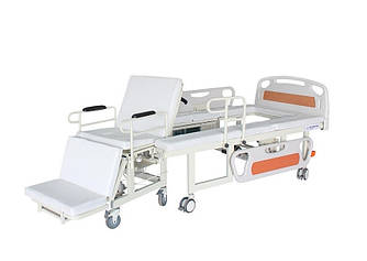 Медична функціональна електрична ліжко MIRID W01. Вбудоване інвалідне крісло. Ліжко з туалетом.