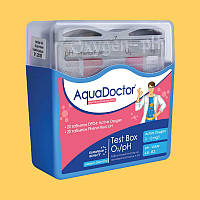 AquaDoctor Box таблеточный тестер для бассейна. Для измерения уровня активного кислорода O2, pH (Пш) бассейна