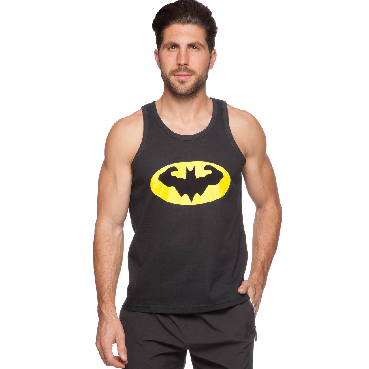 Майка борцовка спортивне чоловіче BATMAN CO-5886 розмір S-XL-42-54 чорний