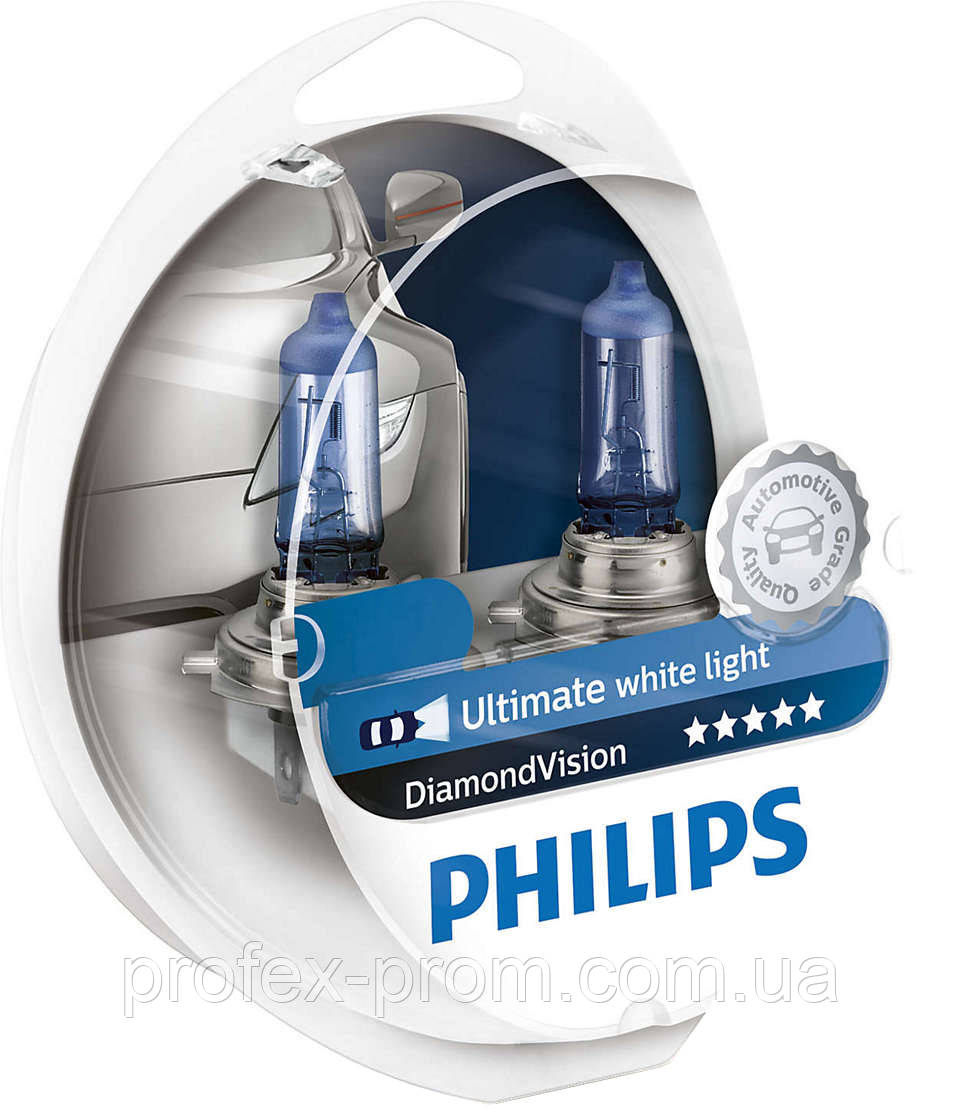 Автолампа Philips DVS2 12342 H4 Diamond Vision SP 12V 55W (P43t-38) (блістер) (шт.)