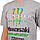 Футболка спортивне чоловіче MONSTER KAWASAKI CO-4488-5 розмір M-XL-46-54 сірий, фото 4