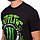 Футболка спортивне чоловіче MONSTER KURT BUSCH THE OUTLAW CO-4483 розмір M-XL-46-54 чорний, фото 4