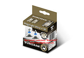 Автомобільні лампи TUNGSRAM H4 Megalight Ultra + 130% 12V 60/55W P43t