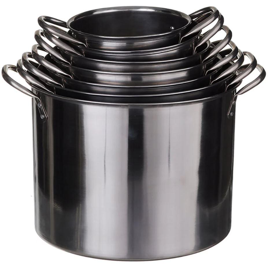 Набір каструль з кришками A-Plus 0749, 14 предметів, фото 1