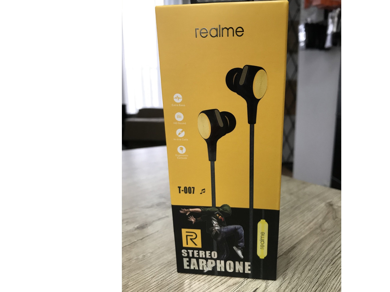 Дротові навушники Realme T-007 з мікрофоном Навушники провідні