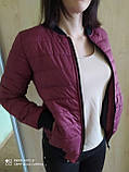 Жіноча коротка куртка колір пудра рожевий чорний бежевий хаки червоний 42 44 46 48 50 52 новачка 2021, фото 5