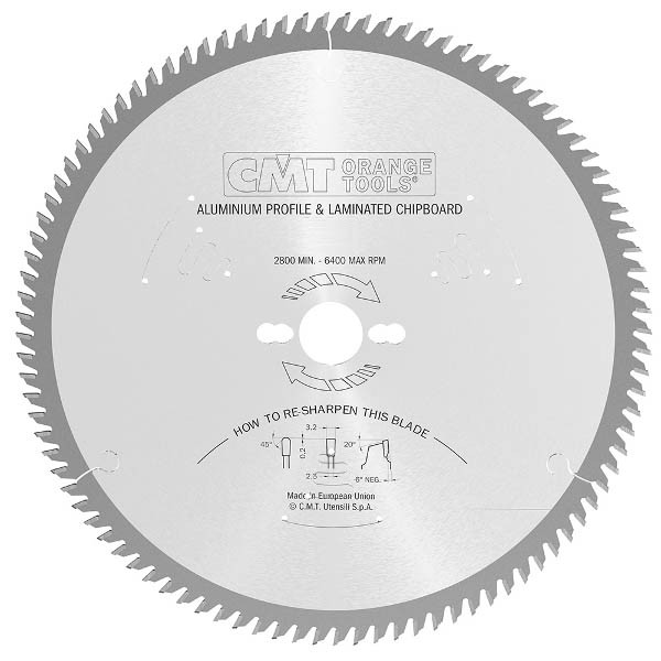 CMT 235x30x2,8x48 пильный диск по ламинату,пластику,цветным металлам (296.235.48M)