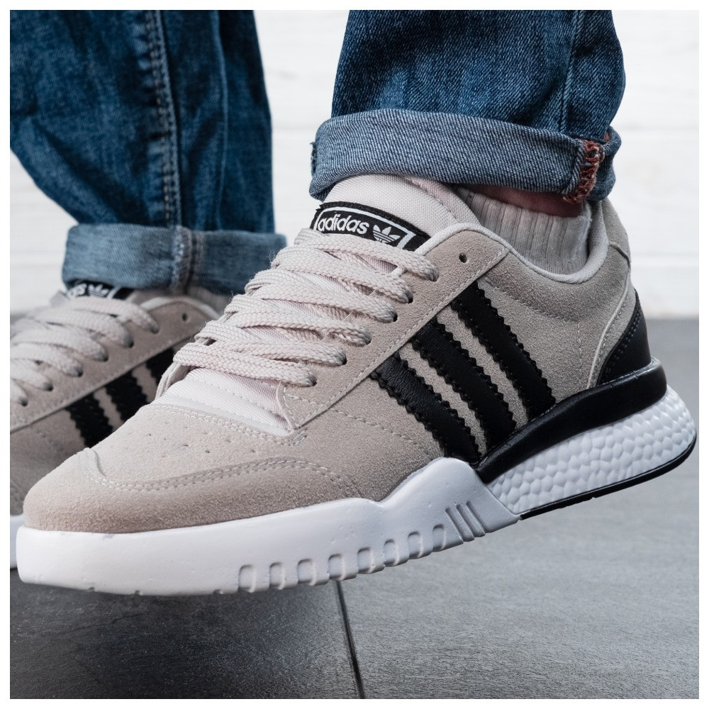 Чоловічі кросівки Adidas Neo, сірі замшеві кросівки адідас нео