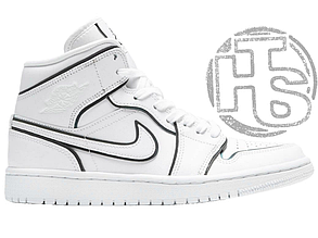 Жіночі кросівки Air Jordan 1 Mid Iridescent Reflective White CK6587-100