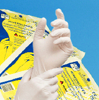Перчатки латексные хирургические опудренные стер. размер 7,5 River Gloves