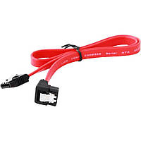 Кабель SATA 0.3m Cablexpert Red, угловой (CC-SATAM-DATA90-0.3M)