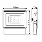 LED прожектор Videx Fe 10W 5000K 220V VL-Fe105W 24248, фото 4