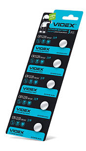 Батарейка літієва Videx CR1220 BLISTER CARD CR1220 23429