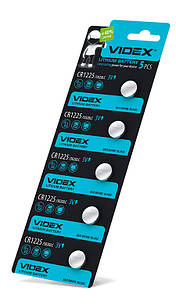 Батарейка літієва Videx CR1225 BLISTER CARD CR1225 23430