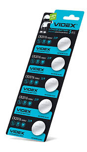 Батарейка літієва Videx CR2016 BLISTER CARD CR2016 22925