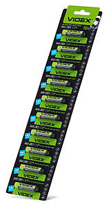 Батарейка лужна Videx LR03/AAA 1шт х 10 BLISTER 23233