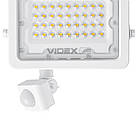 LED прожектор Videx F2e 30W 5000K з датчиком руху та освітленості VL-F2e305W-S 26265, фото 5