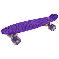 Скейт PennyBoard 55*14,5 см JP-101, Фиолетовый: Gsport