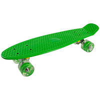 Скейт PennyBoard 55*14,5 см JP-101, Фиолетовый: Gsport Зелёный