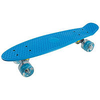 Скейт PennyBoard 55*14,5 см JP-101, Фиолетовый: Gsport Голубой