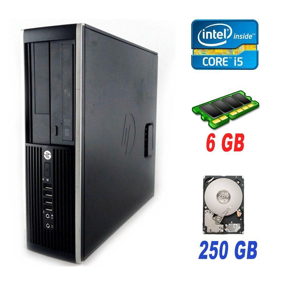 Комп'ютер HP Compaq Elite 8200 SFF/Intel Core i5-2400 (4 ядра по 3.1 — 3.4 GHz) / 6 GB DDR3 / 250 GB HDD