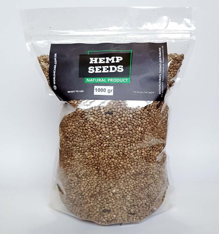 Зерна конопель для риболовлі Hemp seed 0.9 кг
