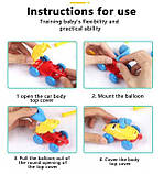 Ігровий набір аеромобіль Balloon Car реактивна машинка з кулькою, фото 5