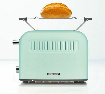 Тостер із підігрівом булочок Silver Crest STS 850W d1 blue+ 7 режимів обсмажування