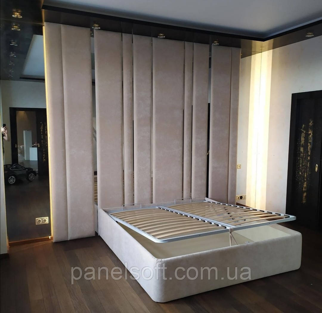 Купить Мягкая стеновая панель с молдингом, цена 3972 ₴ — Prom.ua (ID ...