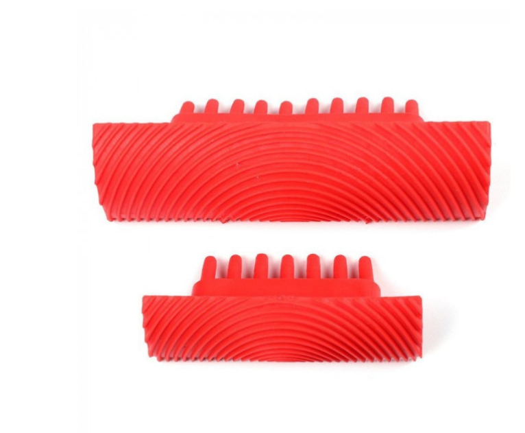 Набір фактурних шпателів імітація під дерево Wood Graining Rubber MS6 (KG-2446)