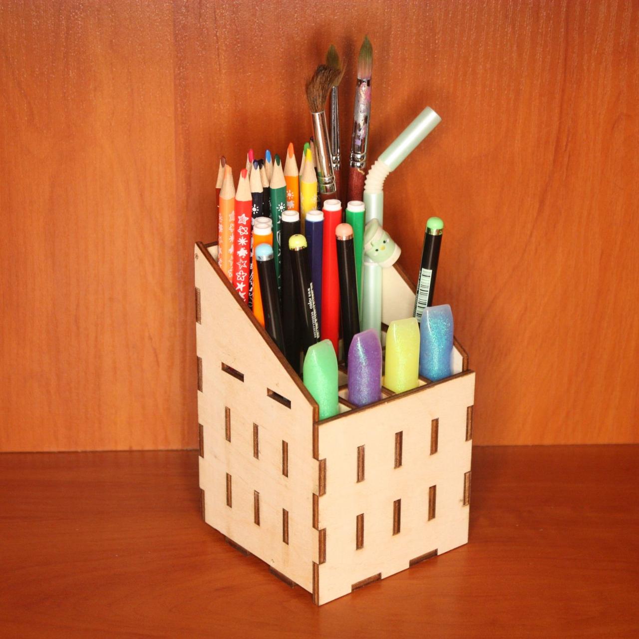Олівниця підставка для олівців, ручок, фламастеров та пензлів «Трапеція» (PR411133)