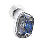 Бездротові Bluetooth-навушники BASEUS Encok WM01 TWS Білі, фото 7