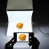 Photobox – лайтбокс Lightbox з LED підсвічуванням для предметної зйомки 40см, фото 9